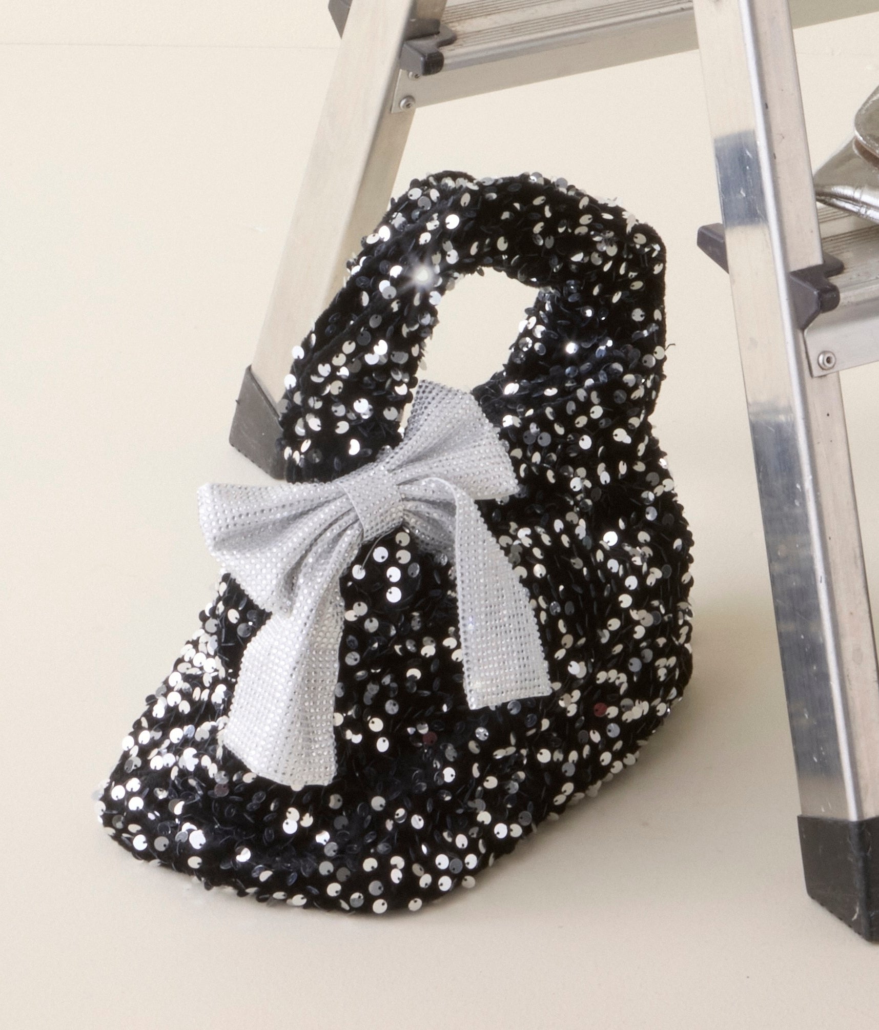 Anne Sequins taske - sølv